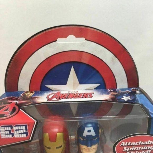 PEZ MARVEL AVENGERS IRON MAN CAP AMERICA collect‎ - Picture 2 of 10